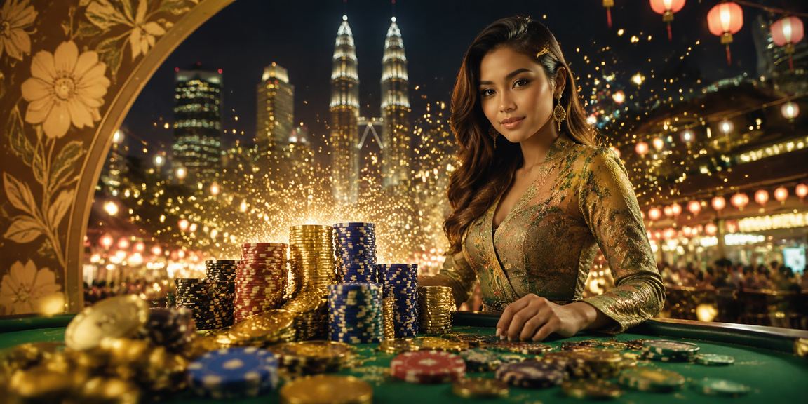Peminat kasino dalam talian Malaysia bermain semasa cuti perayaan Hari Raya